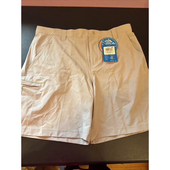 Columbia Tan Shorts Omnishade UPF50 NEW Mens 36 Performance Fishing Gear - Picture 7 of 12